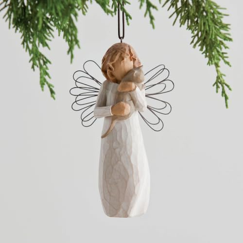 Willow Tree with affection Ornament, I Love Our Friendship!, A Gift to Celebrate Pet Adoption, for Animal Lovers and Cat Owners