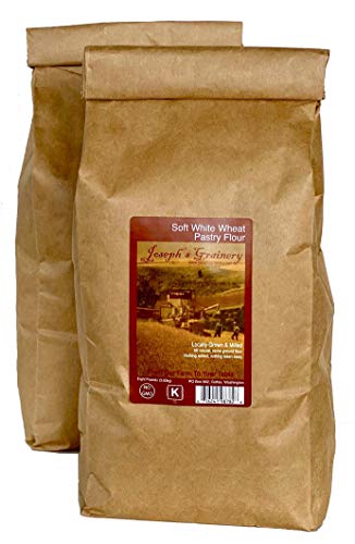 Soft White Whole Wheat Pastry Flour, 16 lbs, Joseph's Grainery Freshly Ground Flour, Non-GMO, Kosher Certified