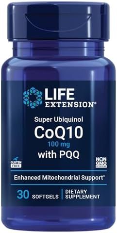 Life Extension Super Ubiquinol CoQ10 with PQQ, Heart Health, 30 Softgels