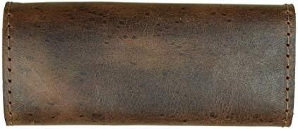 Hide & Drink, Handle Grip Replacement for Luggage Bags, Travel Accessories, Full Grain Leather, Handmade, Bourbon Brown