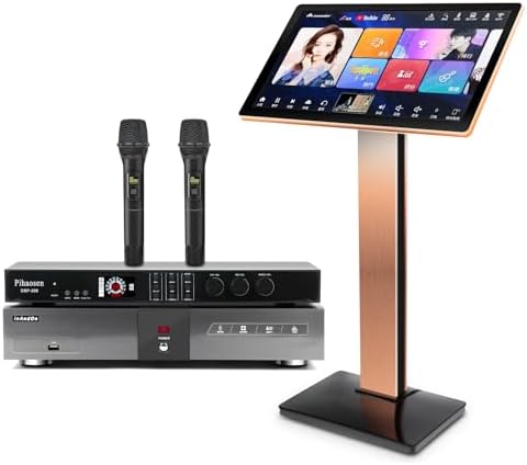 2026 New Chinese Karaoke Machine KV-V5 MAX Karaoke Player, with Reverb Wireless Microphone