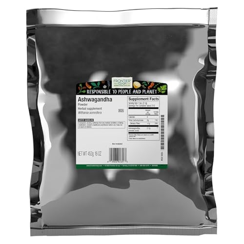 Frontier Ashwagandha Root Powder, 16 OZ