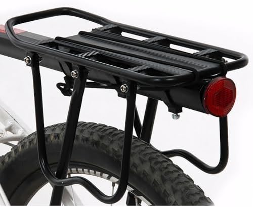 ThreeH Bicycle Rear Rack Adjustable Aluminum Alloy Bike Rack with Reflector | Adjustable, Aluminum Alloy, With Reflector, Quick-release