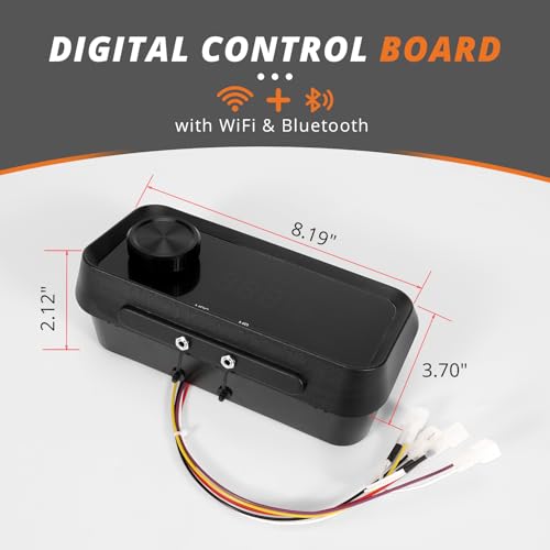 Upgrade Digital PID WiFi Control Board 80147 Compatible with Pit Boss Pro Series 4 & Pro Series II 4-Series Vertical Wood Pellet Smoker -Replacement PBV4PS2 Model | 5-in-1 Cooking
