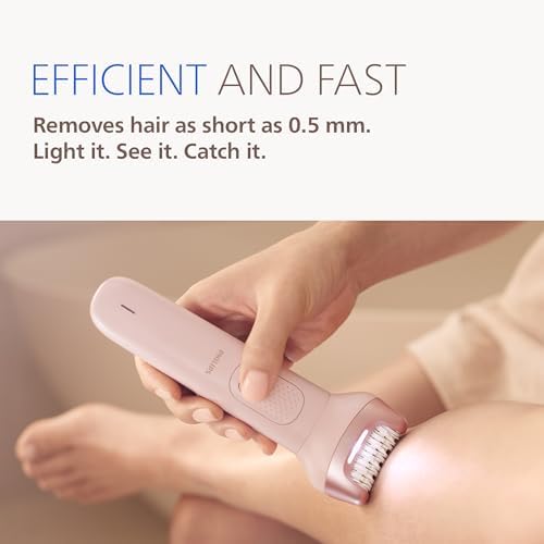 Philips Epilator Series 8000 for Women, with 3 Accessories, BRE700/04