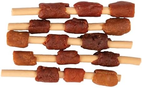 DreamBone Kabobz Rawhide-Free Dog Treats With Real Protein, 18 Count | Daily Chew, Digests Safely and Completely, Made With Real Chicken, Duck, Pork and Veggies, For Adult Dogs