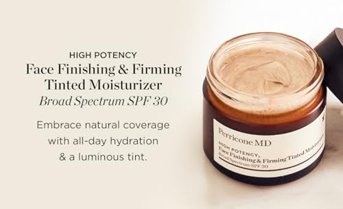 Perricone MD High Potency Classics Face Finishing & Firming Tinted Moisturizer for Face - Mineral Sunscreen with SPF 30 - Lightweight, Fast-Absorbing