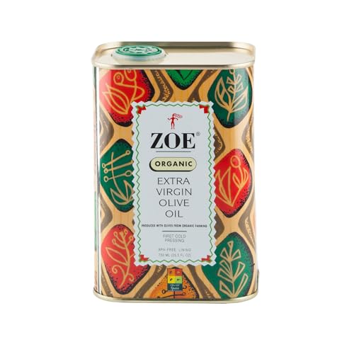 ZOE Extra Virgin Olive Oil 3L (101.4 fl oz) | Freshly Harvested, First Cold-Pressed | High Polyphenol, Hand-Selected Olives from Spain | Fruity Flavor, Rich Aroma | BPA-Free Tin