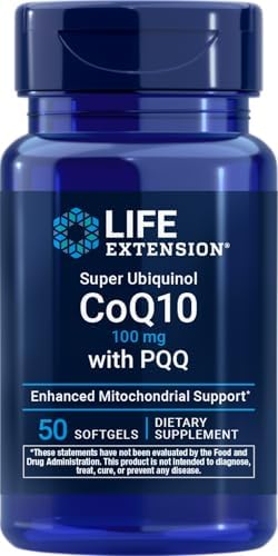 Life Extension Super Ubiquinol CoQ10 with PQQ, Heart Health, 30 Softgels