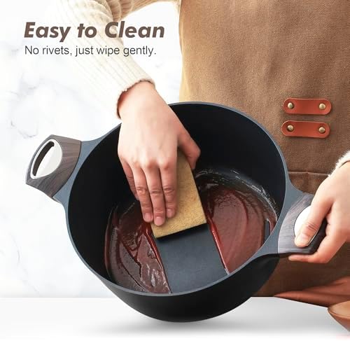 SENSARTE Ceramic Cookware Sets, Pots and Pans Set Non stick, Non toxic Healthy Induction Cookware, 26 Pcs Nonstick Kitchen Cooking Set, w/Frying Pans Set, Saucepans Set