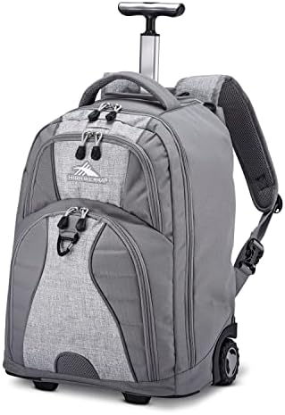 High Sierra Freewheel Wheeled Laptop Backpack, True Navy, 20.5 x 13.5 x 8-Inch