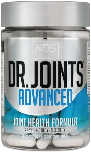 Dr. Joints NDS Nutrition Advanced Joint Health Formula - 90 Capsules | FruiteX-B, Glucosamine Sulfate, Chondroitin