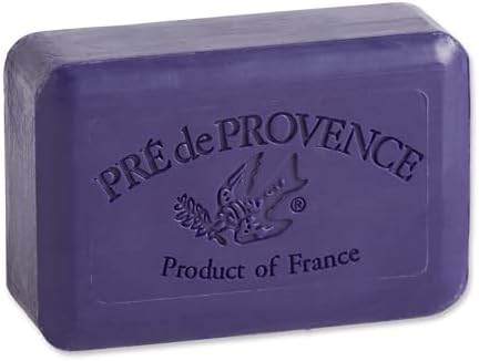 Pre de Provence Artisanal Soap Bar, Enriched with Organic Shea Butter, Natural French Skincare, Quad Milled for Rich Smooth Lather, 8.8 Ounce, Ocean Air