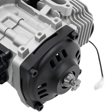 49CC 2-Stroke Air-Cooled Engine Motor | 7000RPM Gasoline Engine with Single Cylinder, CVT Gearbox, for Pocket Bike Mini Dirt Beach Bike ATV Scooter