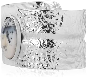 SHOP LC DELIVERING JOY Handmade Gemstone Cuff Bracelet