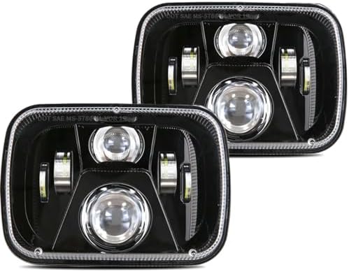 5x7 7x6 inch LED Headlights