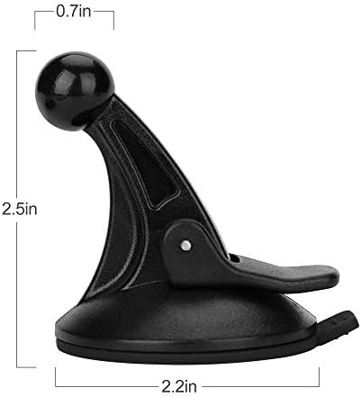 GPS Windshield Mount Holder with 17mm Swivel Ball Mounting Pattern