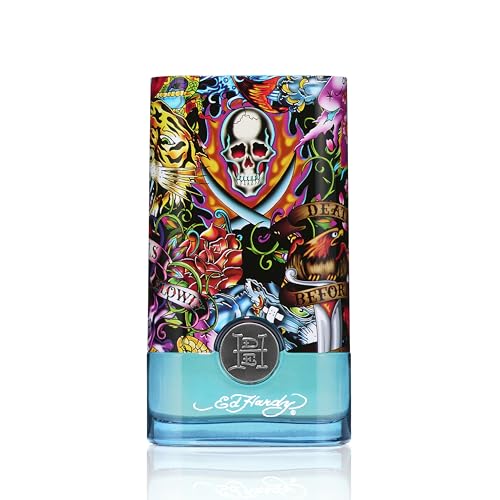 Ed Hardy Hearts & Daggers Eau de Parfum for Women, 3.4 fl oz | Women's eau de parfum with floral scent. Perfume with notes of blood orange