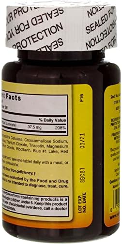 Nature's Blend Ferrous Gluconate Tablets, 100 Count