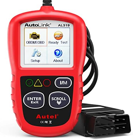 Autel AL319 Professional OBD2 Scanner, Enhanced Check Engine Code Reader | Reset Fault Code, Live Data, Freeze Frame