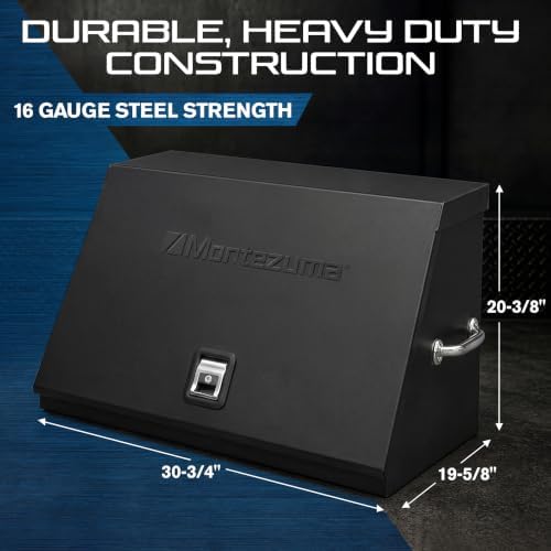 Montezuma ME300B 30-Inch Portable TRIANGLE Toolbox, Black