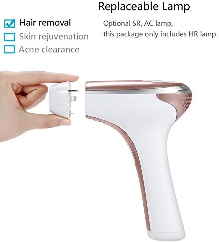 IPL Hair Removal for Women, MiSMON Permanent Laser Hair Removal Device for Body, Bikini, 300,000 Flashes with Safe Skin Tone Sensor