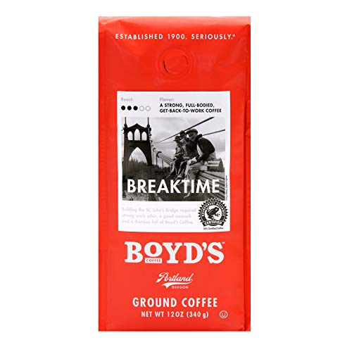 Boyd's Coffee French No. 6 Coffee –Ground Dark Roast– Blended from 100% Arabica – Rich & Full-Flavored – 12 oz.