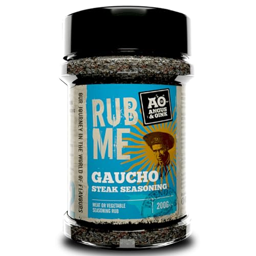 Angus & Oink | Dirty Cow Beef BBQ Rub | Bold Flavour for Brisket & Beef Ribs | Perfect for Low & Slow BBQ | Coffee-Infused Bark Maker | Gluten-Free | 220g