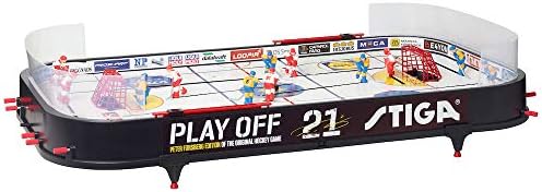 Stiga Tabletop Ice Hockey Game Play Off 21 Sweden-Canada,Black/White,96 x 50 cm