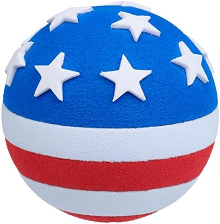 USA American Flag Ball Car Antenna Topper Auto Accessory - Fits Thin Style Antenna