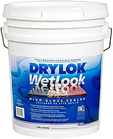 Drylok Wetlook Clear Clear Latex Concrete and Masonry Sealer 5 gal.