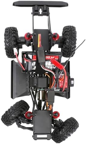 Redcat Racing Ascent-18 Scout II Brushless, 1/18 Scale RC Crawler, 4WD Remote Control Car, Aluminum Chassis, Red/Gold Dust