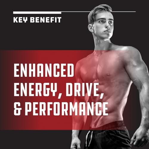 Testosterone Booster for Men with Horny Goat Weed & Maca - 60 Count
