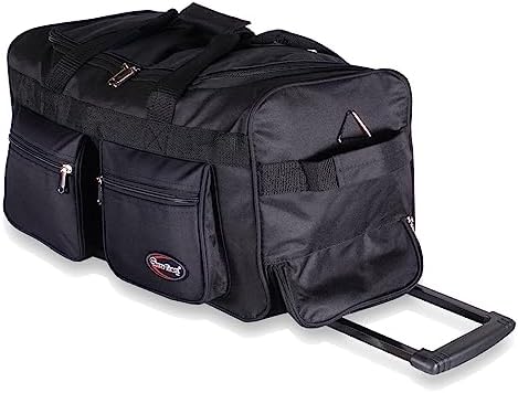 36" Rolling Duffle Bag Travel Wheeled Luggage Suitcase