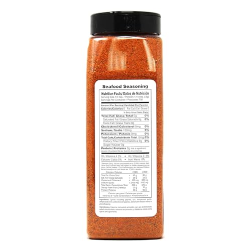 Badia Blackened Seafood Seasoning, 1.5 lb – Creole Spice Blend | Bold Creole-inspired seasoning for blackened seafood, fish, shrimp, meats, grilling, pan-searing, and Southern-style recipes