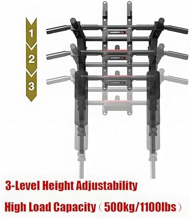 HAKENO Multifunctional Wall Mounted Pull Up Bar/Chin Up bar,Dip Station for Indoor Home Gym Workout,Power Tower Set Gym Equipment 800LBS