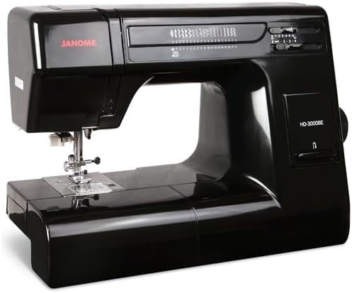 Janome Heavy Duty HD-3000 Black Edition Sewing Machine with Bonus 6 Piece Quilting Kit