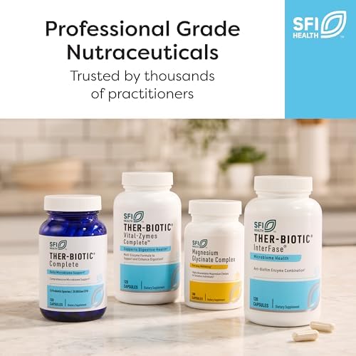 Klaire Labs SFI Health Ther-Biotic Factor 1 Probiotic, 60 Capsules | Gut + Immune Support, Lactobacillus Rhamnosus Single Species Probiotic, 20 Billion CFU, L Rhamnosus Probiotics