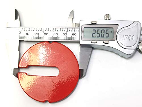 Table Inserts for 14" Band Saws or Scroll Saws, Pack of 3 | Diameter: 2.5 in, Thickness: 0.1 in