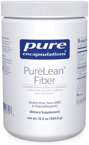 Pure Encapsulations PureLean Fiber | Powdered Blend of Soluble and Insoluble Fibers and Probiotics to Promote Microflora Balance and GI Function*