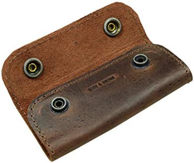 Hide & Drink, Handle Grip Replacement for Luggage Bags, Travel Accessories, Full Grain Leather, Handmade, Bourbon Brown