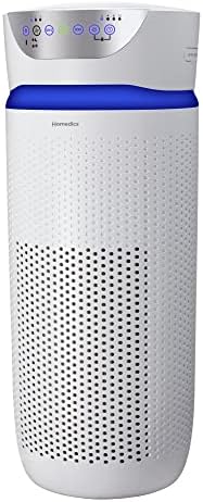 Homedics 5-in-1 UV-C Air Purifier - 360-Degree HEPA Filter for 1, 593 Sq Ft, Extra Large Air Purifiers for Bedroom and Home, Essential Oil Pads
