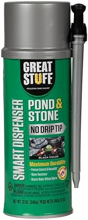Great Stuff 99112849 Smart Dispenser Pond & Stone, 12 oz, Black
