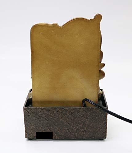 Nature's Mark 9" H Inspirational Tabletop Water Fountain with Natural River Rocks and LED Lights (Power Cord Attached)