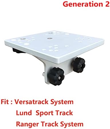 Brocraft Universal Aluminum Downrigger Bracket for 90 Degree Boat Track System/Lund Sport Track/Versatrack Track/Ranger Track(Generation 2)