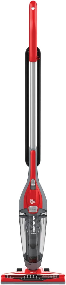 Hoover Dirt Devil Power Express Stick Vacuum, Bagless | Lightweight, Ideal for Dorms, Apartments and Other Small Spaces, Corded Vacuums for Home Use