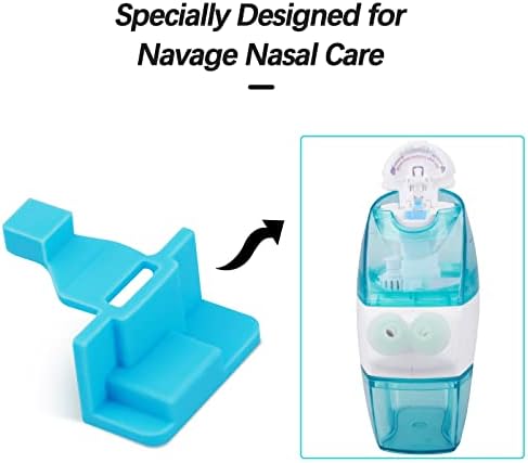Silicone Saltwater Pods Refills Accessories Compatible with Navage Nasal Care Nasal Irrigation System - Save Salt Water pods for Easy Operation (6 Blue + 6 whie), nomal