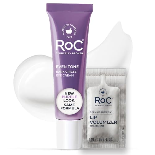 RoC Brightening 5 in 1 Eye Cream Multi Correxion Even Tone + Lift, 0.5oz | 0.5 oz Under eye cream for under eye bags & dark circles