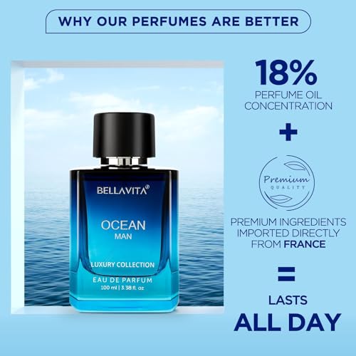 Bellavita Luxury CEO MAN Eau de Parfum | 100 ml (3.4 fl.oz.) | Perfume for Men | Mandarin, Lemon, Lavender
