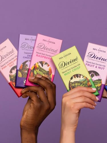 DIVINE CHOCOLATE Dark Chocolate 85%, 90 GR